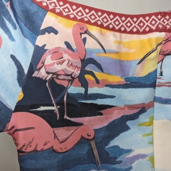 Brazilian flamingo off the shoulder crop top - Picture 6 of 6